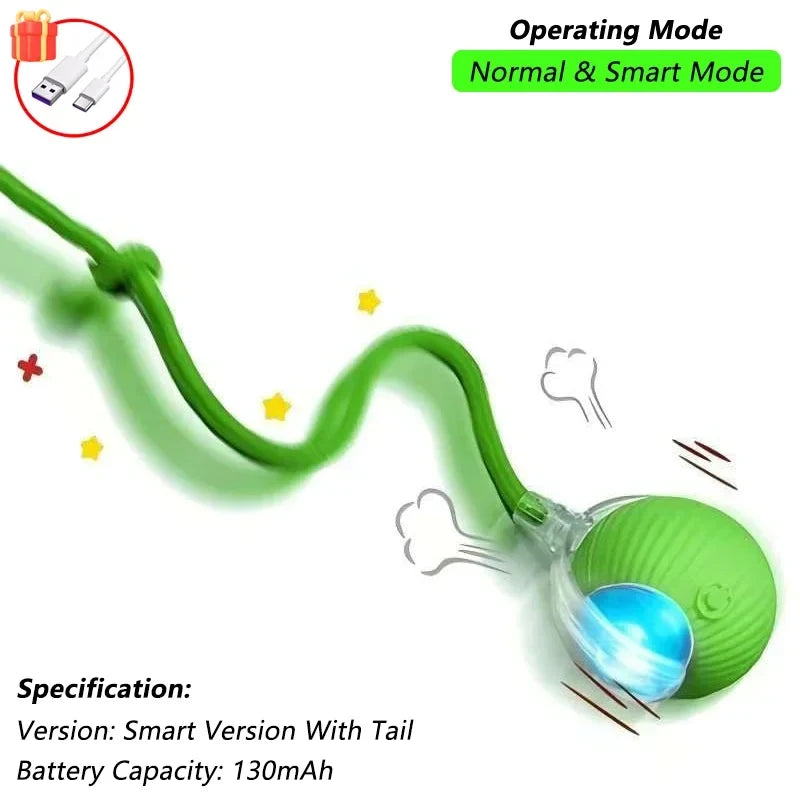 Interactive Automatic Rolling Cat Toy