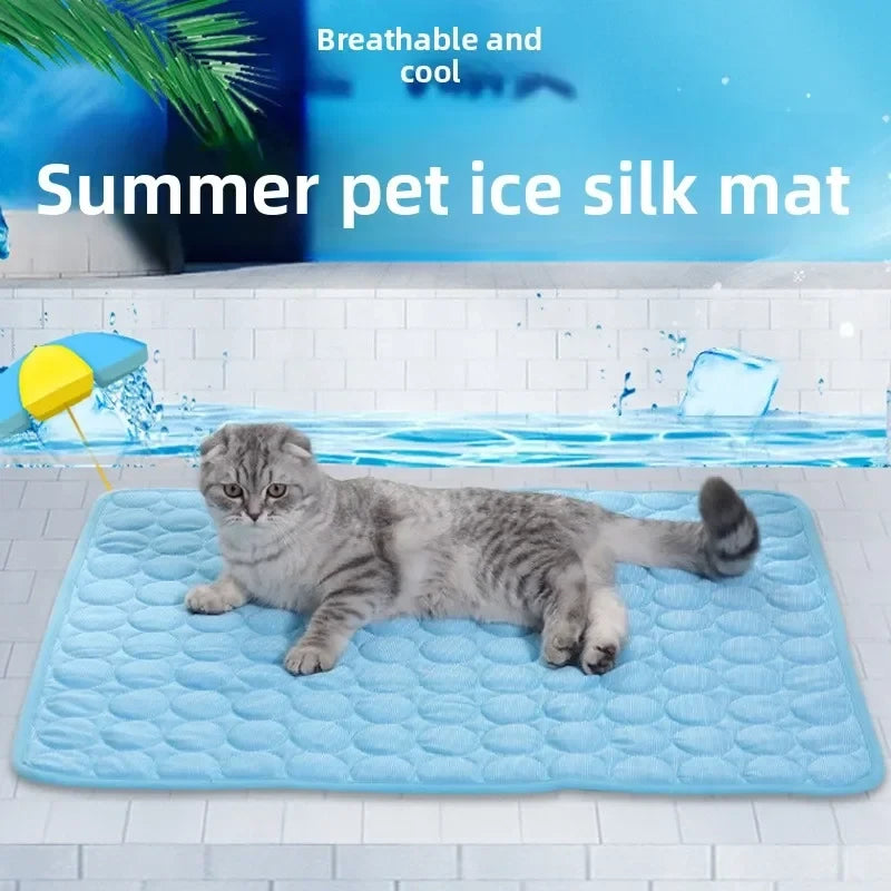 Breathable Ice Silk Pet Cooling Mat