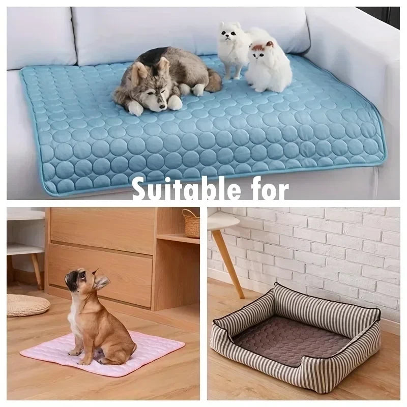 Breathable Ice Silk Pet Cooling Mat