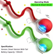 Interactive Automatic Rolling Cat Toy